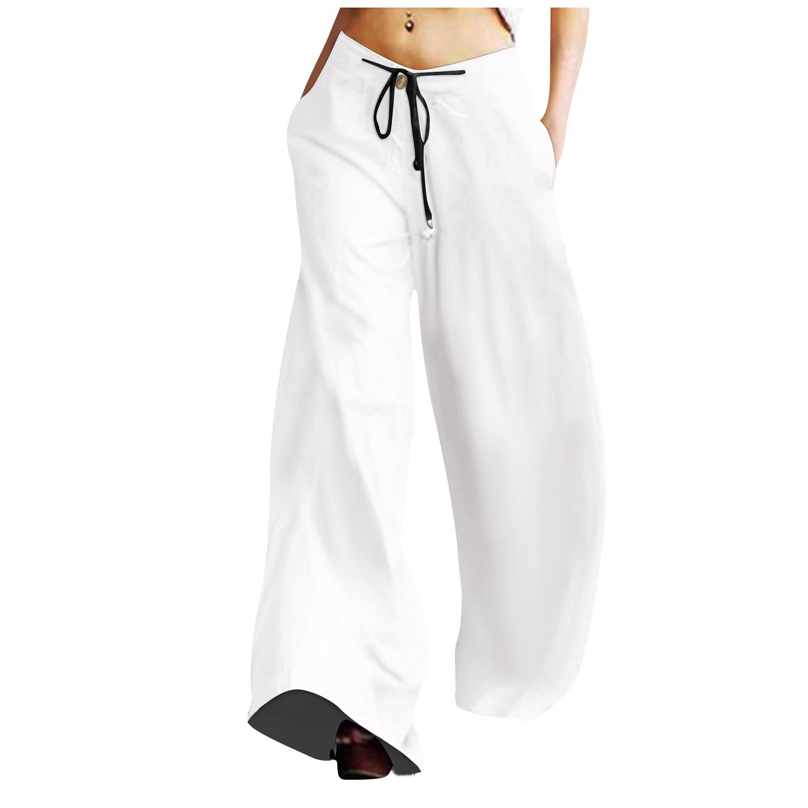 Women s Fashion Retro Casual Loose Drawstring Wide Leg Sweatpants With Pockets M білий
Women s Fashion Retro Casual Loose Drawstring Wide Leg Sweatpants With Pockets M білий