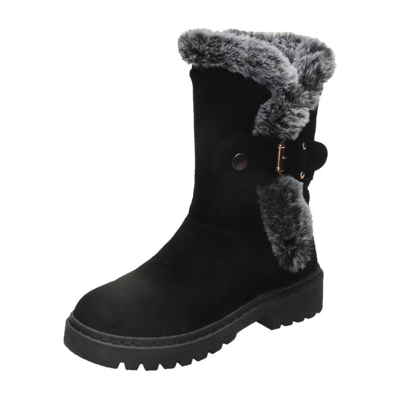 Women Mid-Calf Boots 2025 Outdoor Luxury Ankle Boots Round Toe Slip on Shoes Female Fashion Comfortable Warm Snow Boots Women 35 чёрный
Women Mid-Calf Boots 2025 Outdoor Luxury Ankle Boots Round Toe Slip on Shoes Female Fashion Comfortable Warm Snow Boots Women 35 чёрный