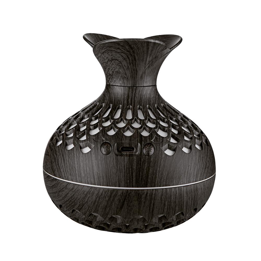 Wood-Grain Humidifier Colorful Cool Essential Oil Diffuser 300ml Ultrasonic Aroma Air Vaporizer (CE Certificated) Black/US Plug
Wood-Grain Humidifier Colorful Cool Essential Oil Diffuser 300ml Ultrasonic Aroma Air Vaporizer (CE Certificated) Black/US Plug