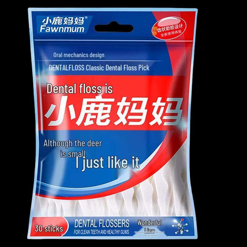 Xiao Lu Mama Classic Dental Floss Picks, 900 Count
Xiao Lu Mama Classic Dental Floss Picks, 900 Count