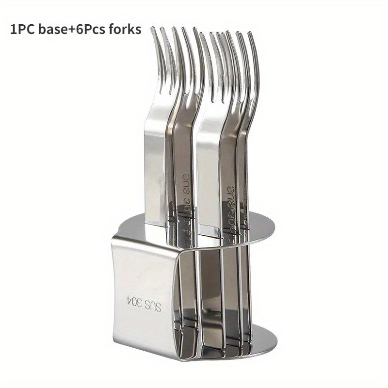 Набір фруктових виделок з підставкою з нержавіючої сталі для кави, чаю, десерту, міні-виделки для вечірок срібний
Набір фруктових виделок з підставкою з нержавіючої сталі для кави, чаю, десерту, міні-виделки для вечірок срібний