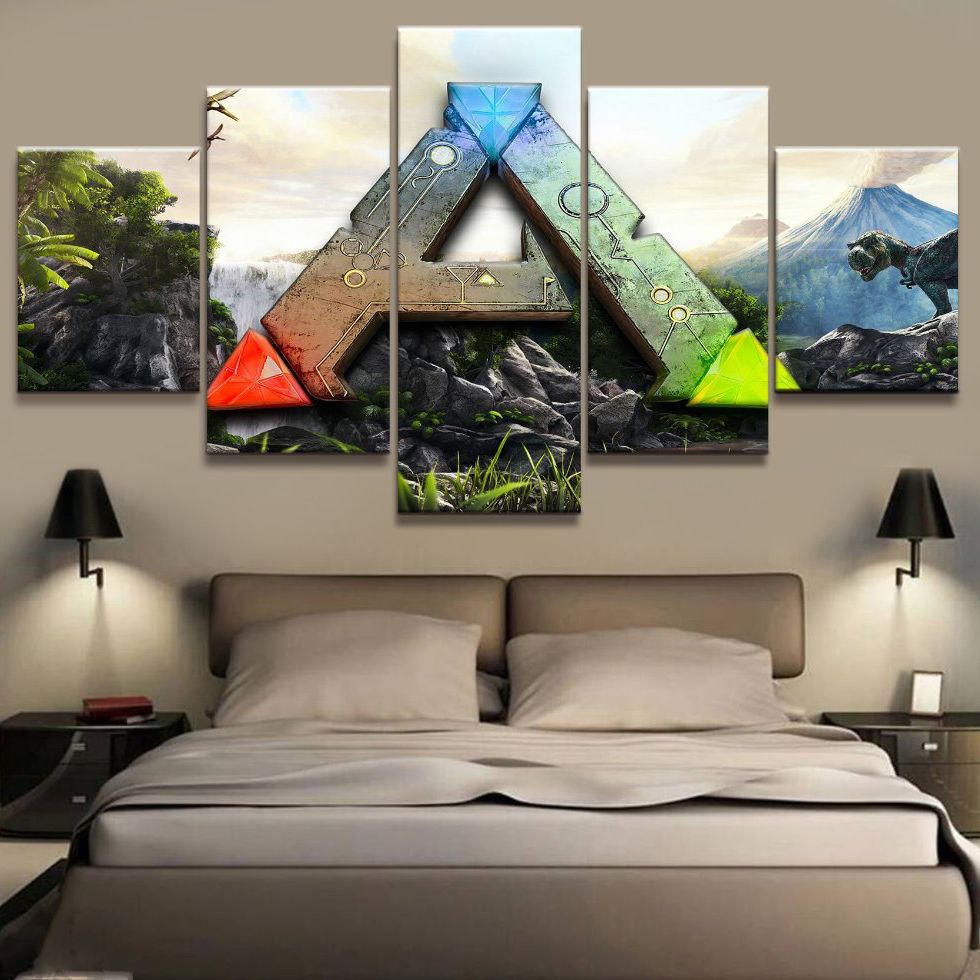 5pcs ARK Survival Evolved LOGO Game Pictures Wall Art Home Decor Poster Canvas HD Print Painting Living Room Decoration 20x30 20x35 20x45 20x55cm
5pcs ARK Survival Evolved LOGO Game Pictures Wall Art Home Decor Poster Canvas HD Print Painting Living Room Decoration 20x30 20x35 20x45 20x55cm