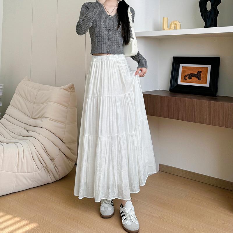 White Cake Skirt for Women In Summer New Style Gentle Temperament Mid-length Skirt for Slim and Sweet A-line Skirt XL чорний
White Cake Skirt for Women In Summer New Style Gentle Temperament Mid-length Skirt for Slim and Sweet A-line Skirt XL чорний