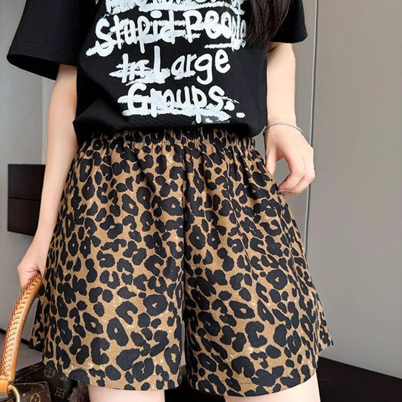 Retro and Trendy Leopard Print Wide Leg Pants for Women Thin and Loose Five-point Pants XXXL золотий
Retro and Trendy Leopard Print Wide Leg Pants for Women Thin and Loose Five-point Pants XXXL золотий