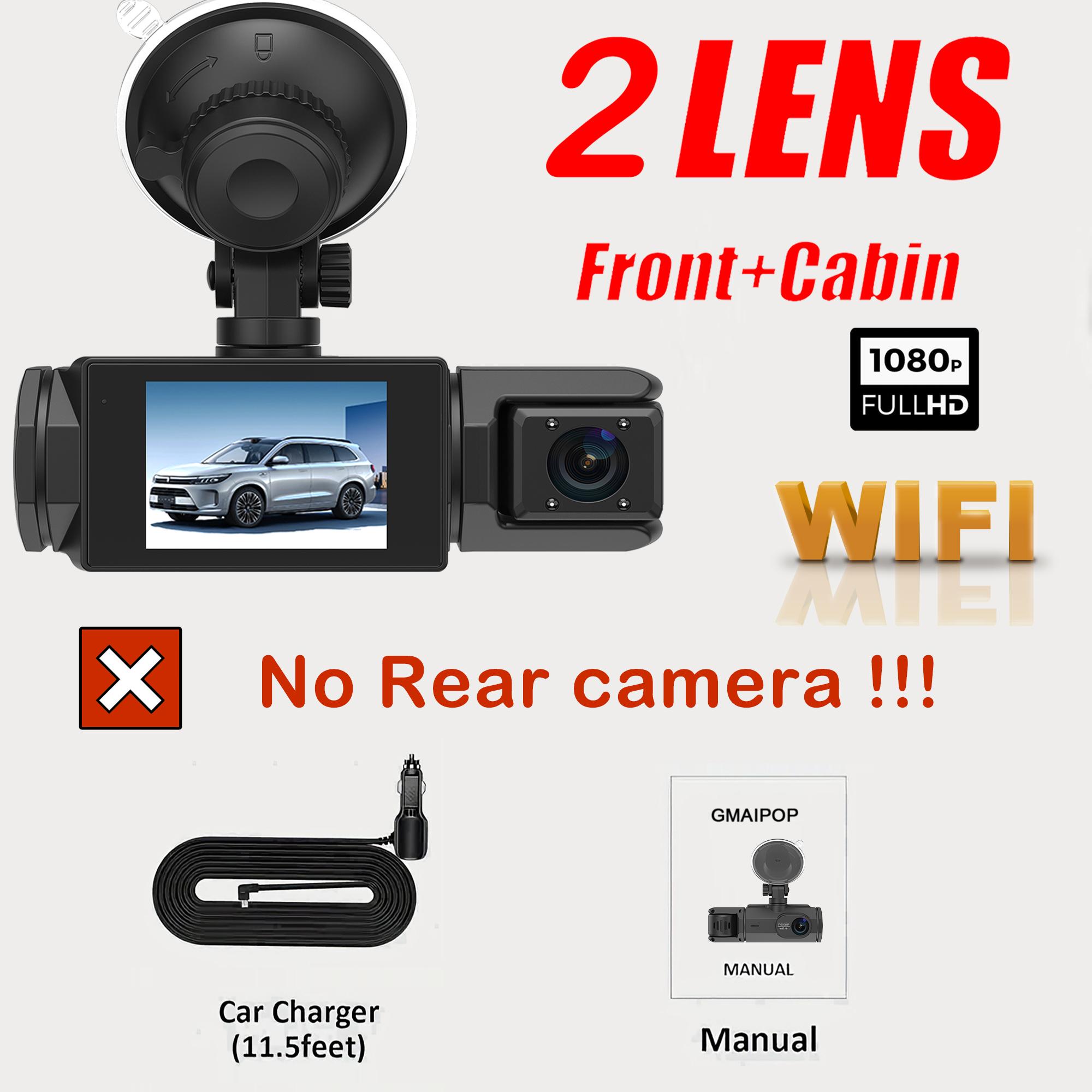 1080P WIFI Camera for cars, 3/2Channel Dash cam Front Inside and rear car DVR with IR Night Vision Loop Recording Wide angle cam No SD Card
1080P WIFI Camera for cars, 3/2Channel Dash cam Front Inside and rear car DVR with IR Night Vision Loop Recording Wide angle cam No SD Card