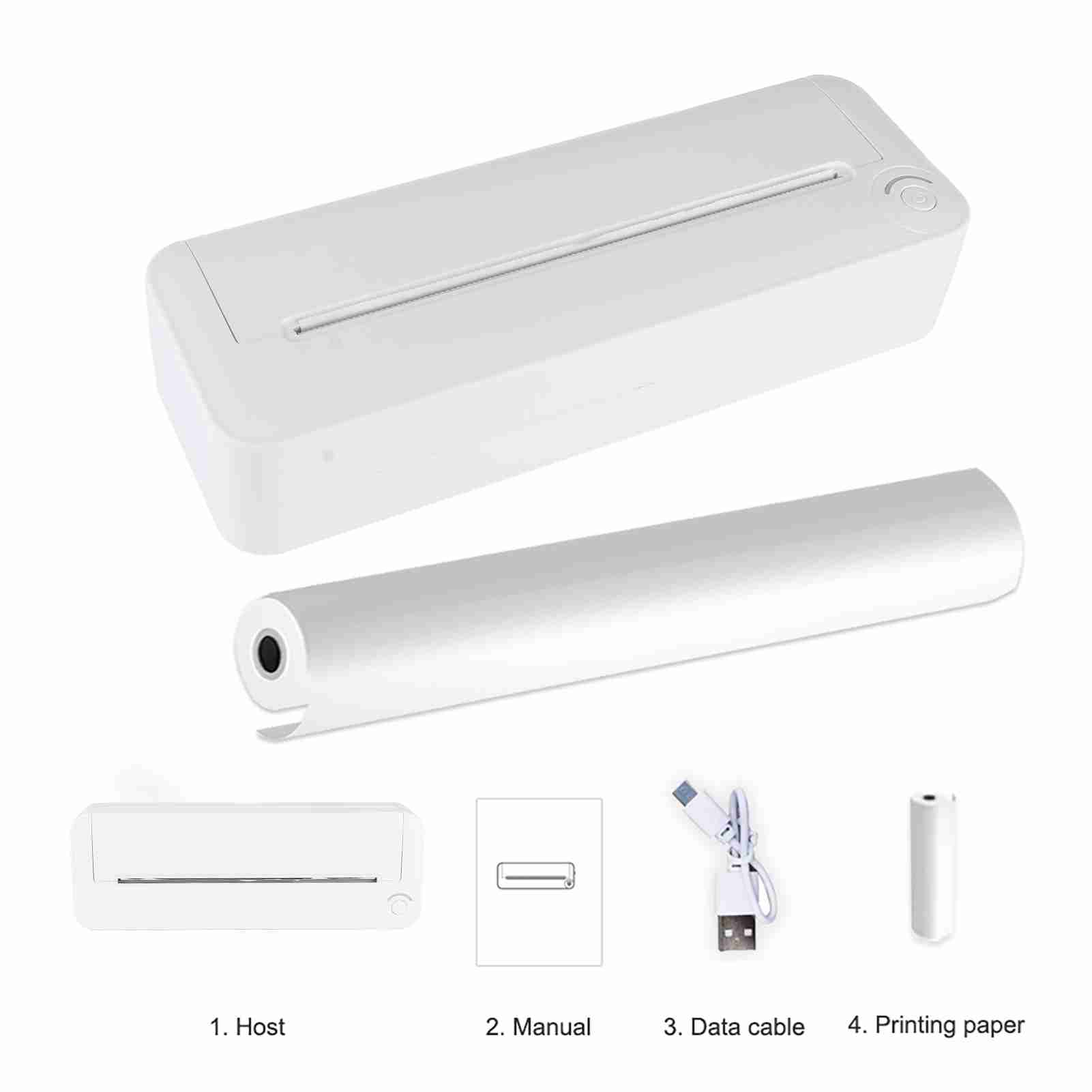 Термопринтер 200dpi Bluetooth USB Подключение Перезаряжаемый Портативный Беспроводной Принтер A4 для Текста Изображения Экзаменационной Работы белый
Термопринтер 200dpi Bluetooth USB Подключение Перезаряжаемый Портативный Беспроводной Принтер A4 для Текста Изображения Экзаменационной Работы белый