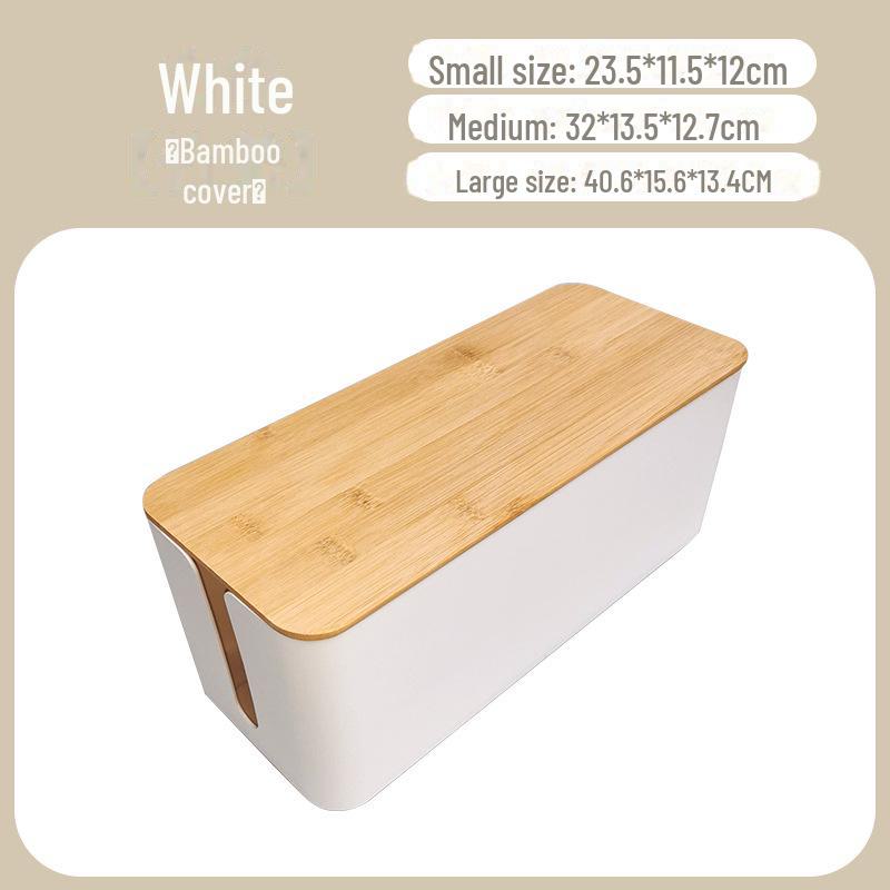 «Многофункциональный настольный органайзер для кабелей с отделкой под дерево» Small
«Многофункциональный настольный органайзер для кабелей с отделкой под дерево» Small