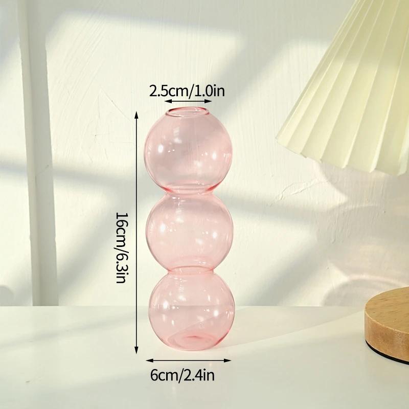 Nordic Glass Bubble Vases Hydroponic Flower Vase Creative Spherical Flower Vases Stained Bubble Glass Vase Home Office Decor
Nordic Glass Bubble Vases Hydroponic Flower Vase Creative Spherical Flower Vases Stained Bubble Glass Vase Home Office Decor