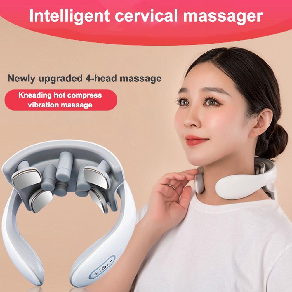 Pulse Hot Compress Voice Vibration Neck Masssger Smart Device Neck Massage Cervical Massagers
Pulse Hot Compress Voice Vibration Neck Masssger Smart Device Neck Massage Cervical Massagers