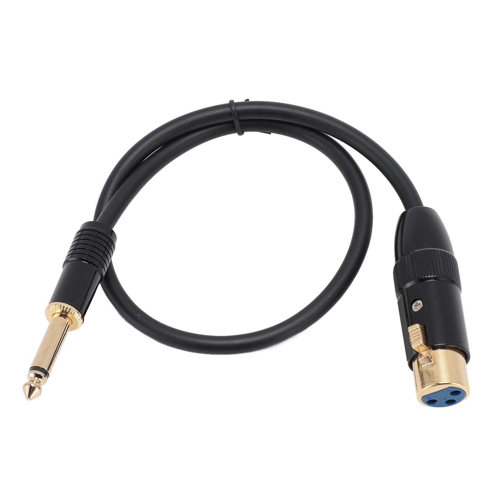 Кабель XLR гнездо - 6,35 мм моно штекер Позолоченный разъем Гнездо XLR 14 дюймов Моно джек Микрофон
Кабель XLR гнездо - 6,35 мм моно штекер Позолоченный разъем Гнездо XLR 14 дюймов Моно джек Микрофон