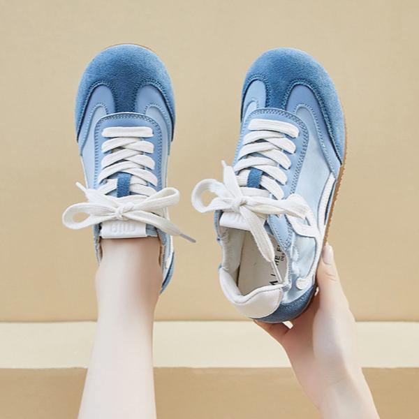 Korean version summer breathable student running sports casual shoes increase height 35 синій
Korean version summer breathable student running sports casual shoes increase height 35 синій