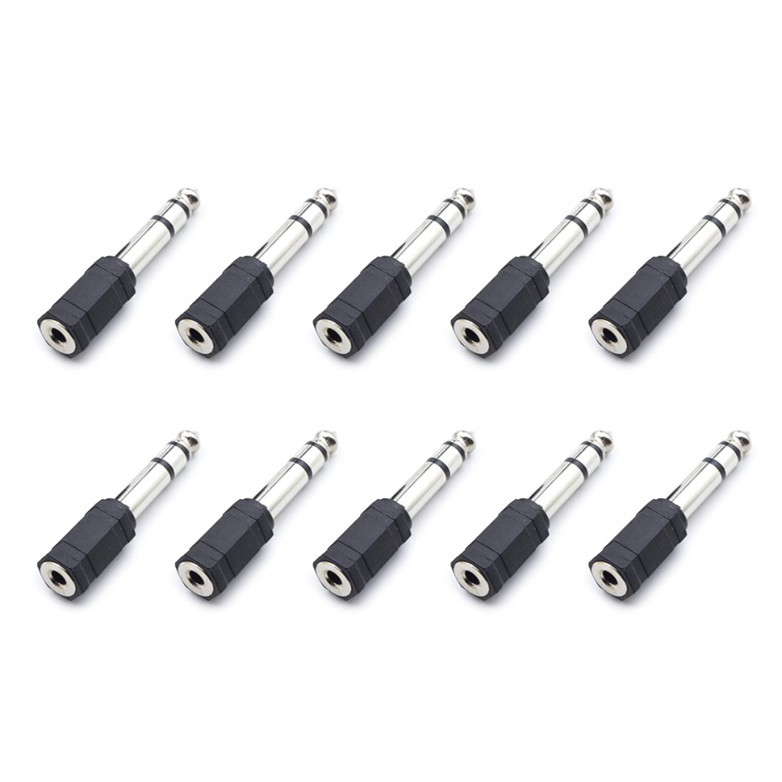 3.5mm to 6.35mm or 6.35mm to 3.5mm Stereo Socket Audio Adapter Headphone Microphone Cable Converter Set for Guitar Piano A
3.5mm to 6.35mm or 6.35mm to 3.5mm Stereo Socket Audio Adapter Headphone Microphone Cable Converter Set for Guitar Piano A