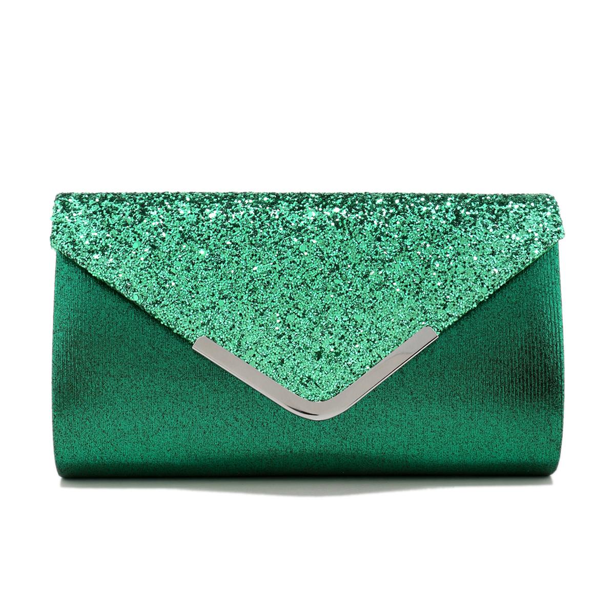 Silver Clutch Bags V Design Metal Chain Glitter Sequined Evening Bags With Envelope Party Wedding Casual Lady Handbags Banquet
Silver Clutch Bags V Design Metal Chain Glitter Sequined Evening Bags With Envelope Party Wedding Casual Lady Handbags Banquet