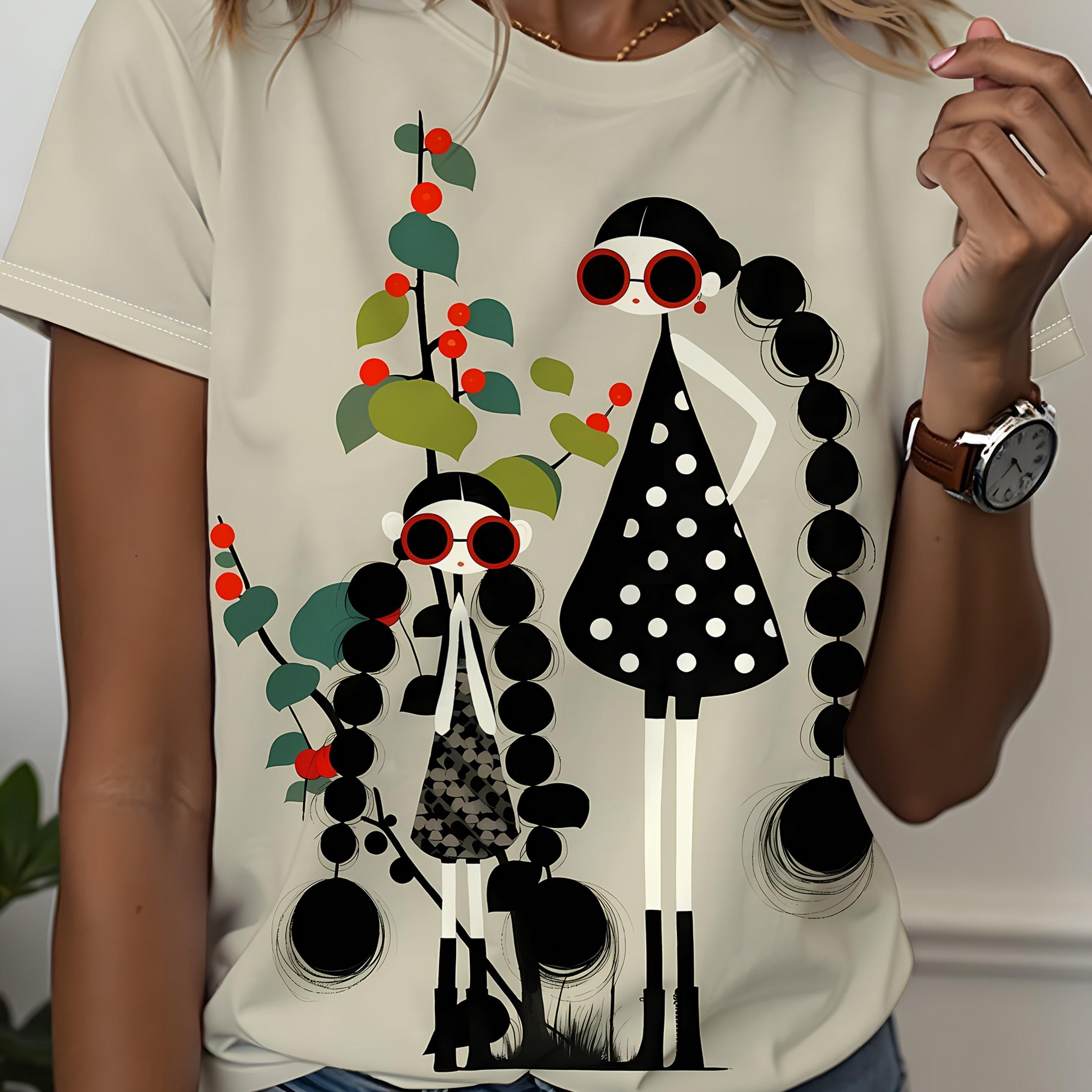 Large Size Women S Digital Printed Short Sleeved T-shirt Crew Neck Slight Stretch Fabric, Regular Sleeve, All Seasons XL
Large Size Women S Digital Printed Short Sleeved T-shirt Crew Neck Slight Stretch Fabric, Regular Sleeve, All Seasons XL