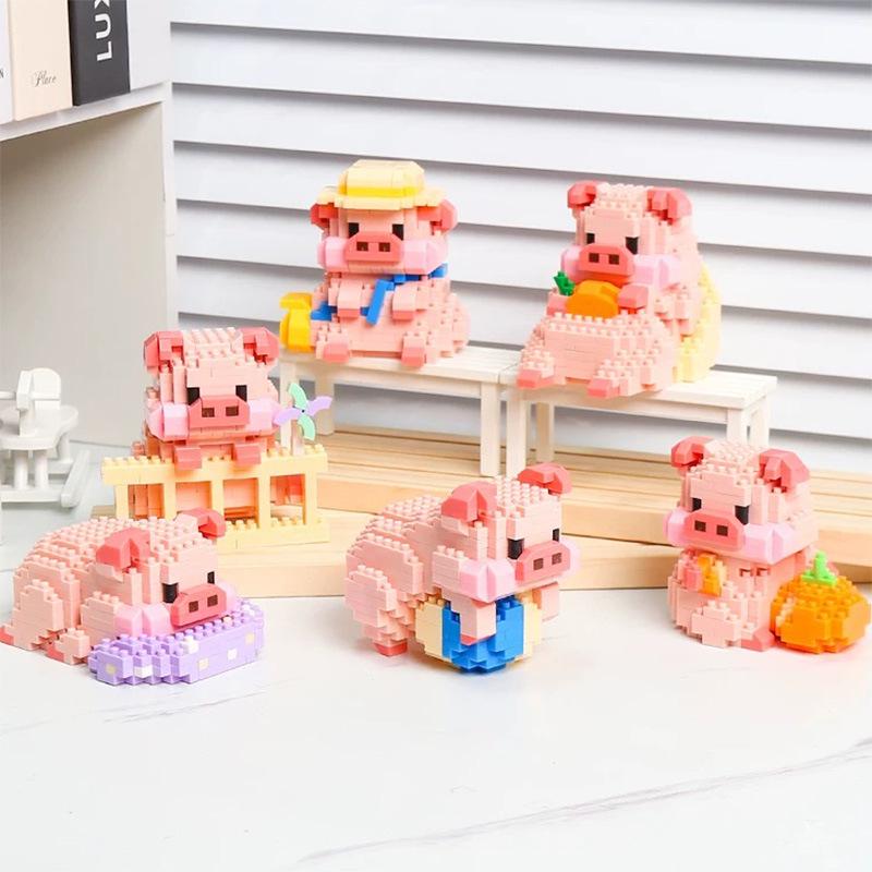 Set of 6 Cute Mini Pig Block Toys - Adorable Animal Building Blocks, Perfect Birthday Gift 6 pigs розовый
Set of 6 Cute Mini Pig Block Toys - Adorable Animal Building Blocks, Perfect Birthday Gift 6 pigs розовый