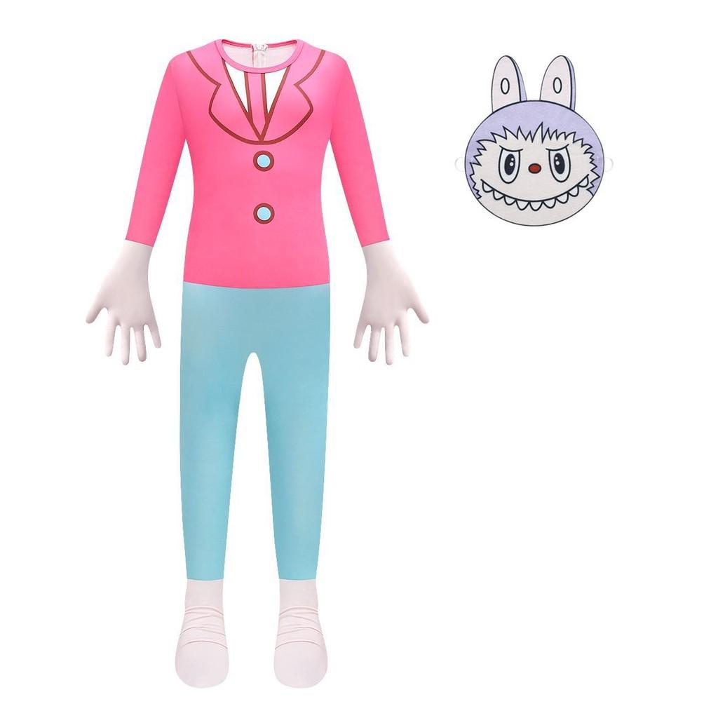 Kids Boys Girls Anime Cartoon Elf Monster Long Sleeves Jumpsuit Mask Set Halloween Cosplay Costumes 150cm
Kids Boys Girls Anime Cartoon Elf Monster Long Sleeves Jumpsuit Mask Set Halloween Cosplay Costumes 150cm