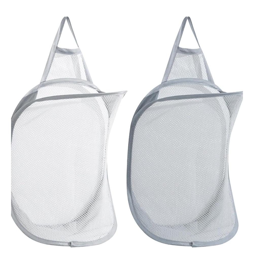 Foldable Hanging Laundry Basket for Storage with No Drilling Required Breathable Mesh Design for Laundry and Household Use
Foldable Hanging Laundry Basket for Storage with No Drilling Required Breathable Mesh Design for Laundry and Household Use