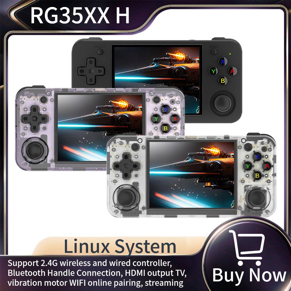 RG35XX H Портативная игровая консоль Linux 3,5-дюймовый IPS 640*480 экран ретро игровой плеер 3300 мАч аккумулятор PSP подарок
RG35XX H Портативная игровая консоль Linux 3,5-дюймовый IPS 640*480 экран ретро игровой плеер 3300 мАч аккумулятор PSP подарок