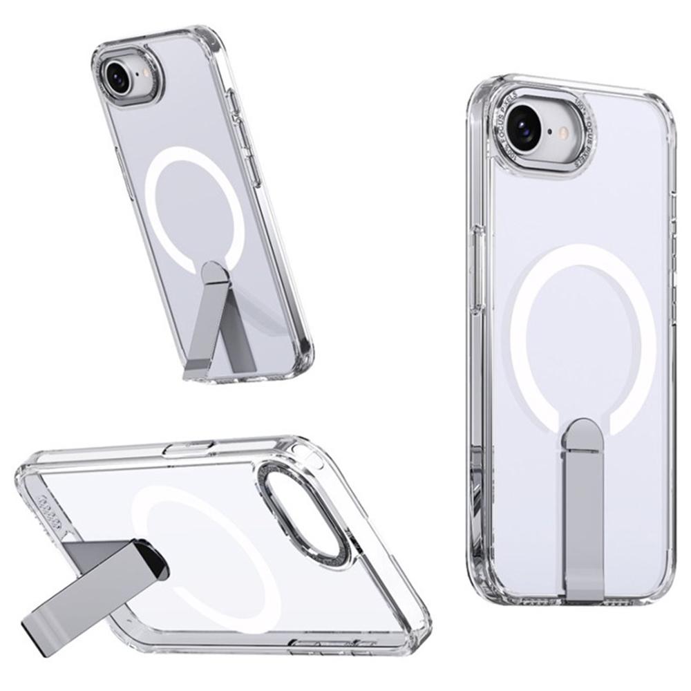 For iPhone 16e Case Compatible with MagSafe Kickstand TPU+Acrylic Phone Cover Transparent
For iPhone 16e Case Compatible with MagSafe Kickstand TPU+Acrylic Phone Cover Transparent