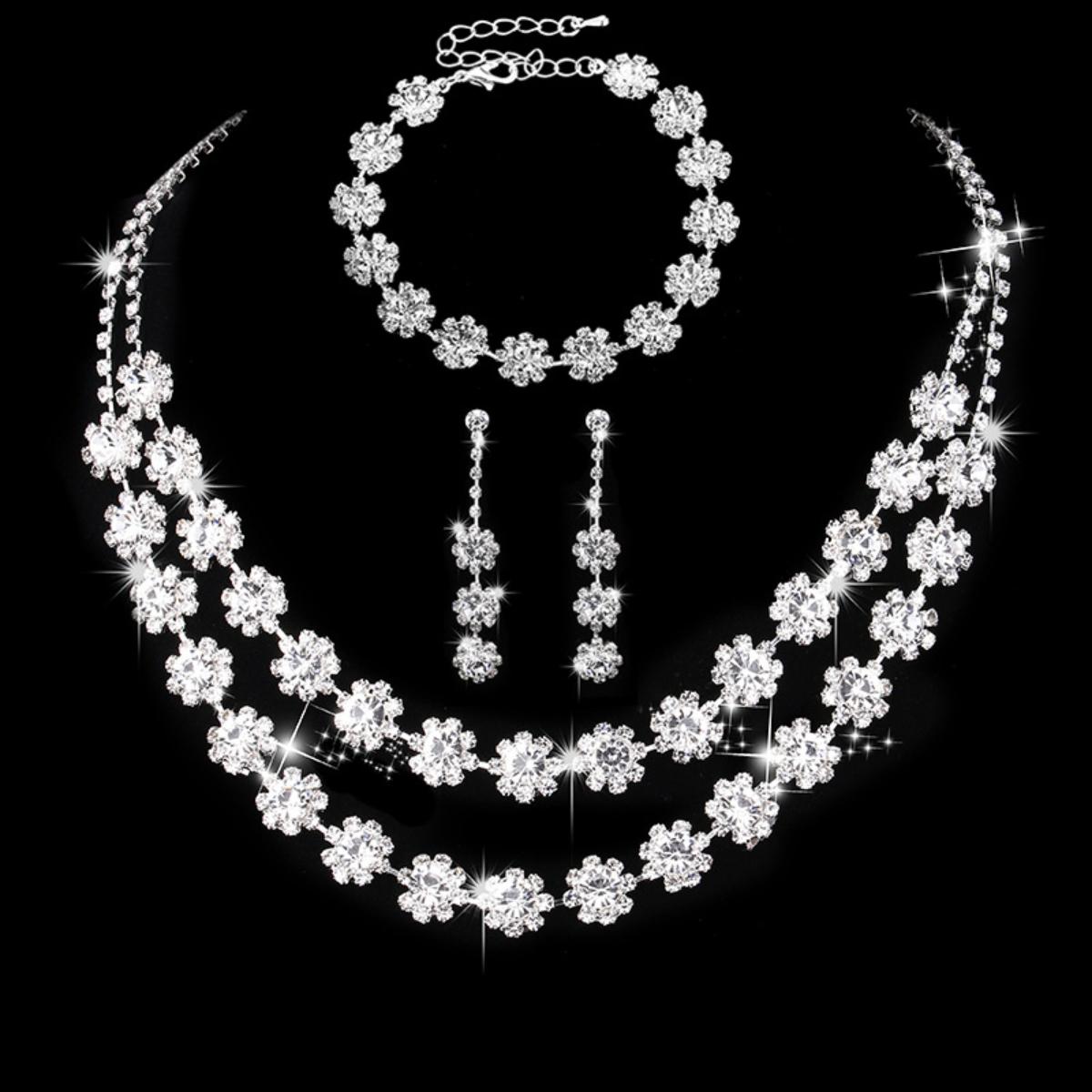 Набор свадебных украшений из 3 предметов с медным покрытием, стразами, складной клатч-браслет, серьги с кисточками, свадебные украшения, подарок, трендовый стиль-3
Набор свадебных украшений из 3 предметов с медным покрытием, стразами, складной клатч-браслет, серьги с кисточками, свадебные украшения, подарок, трендовый стиль-3