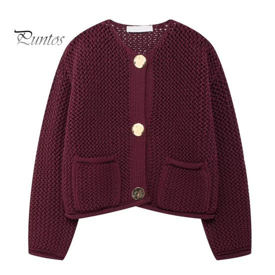 Женский свитер с круглым вырезом, длинный рукав, однобортный трикотажный свитер с карманами, однотонный кардиган S вино красного
Женский свитер с круглым вырезом, длинный рукав, однобортный трикотажный свитер с карманами, однотонный кардиган S вино красного