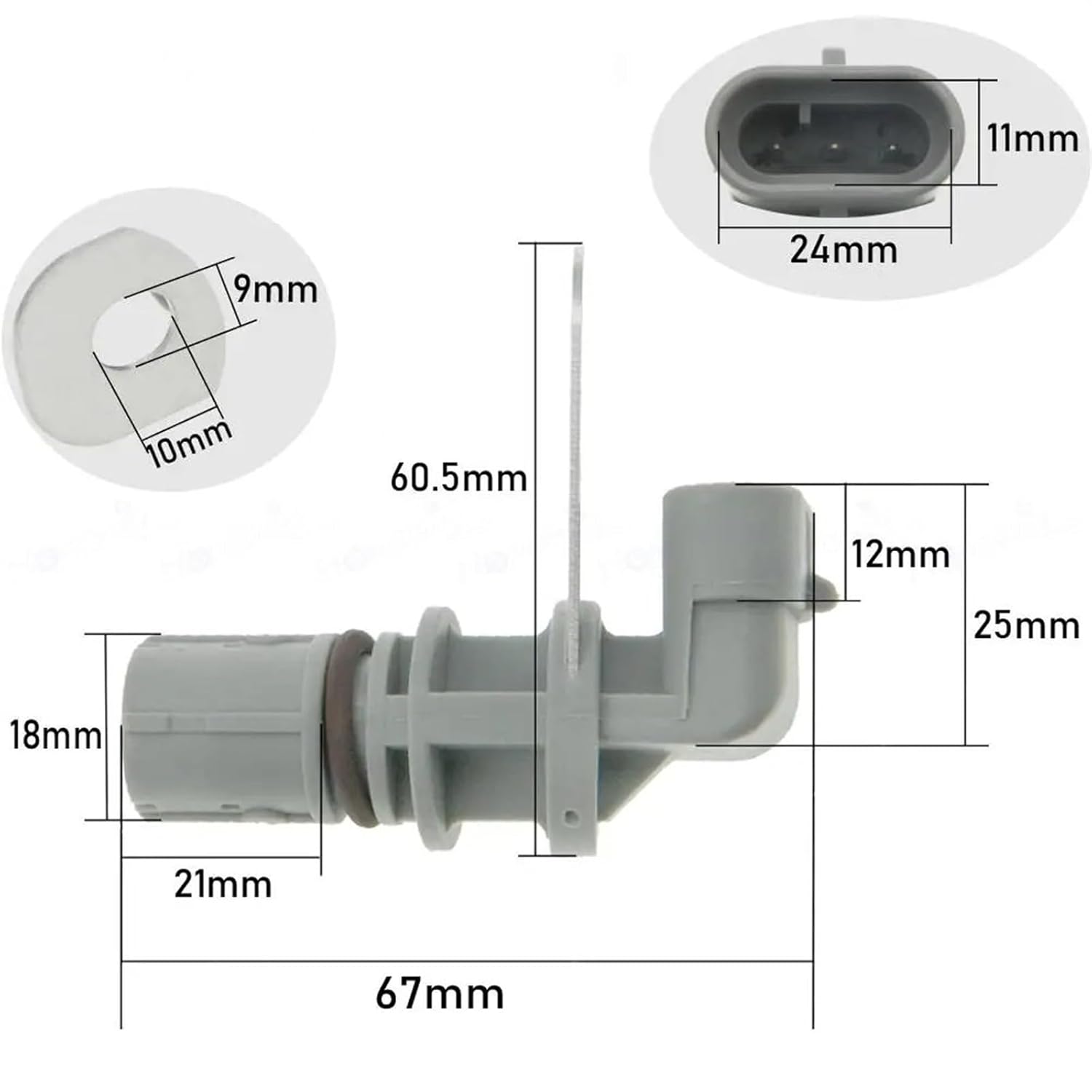 Crank Shaft Sensor for Cadillac for Escalade V8 6.2L 2007-2014 Engine Parts Camshaft Crankshaft Position Sensor Plug 12585546 12585545 38085130 Camshaft Only
Crank Shaft Sensor for Cadillac for Escalade V8 6.2L 2007-2014 Engine Parts Camshaft Crankshaft Position Sensor Plug 12585546 12585545 38085130 Camshaft Only