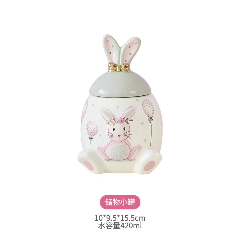 Rabbit Ceramic Jar Lid High Capacity Cookie Storage Jar Storage Tank Kitchen Organizer Food Container Decorative Tea Box Candy
Rabbit Ceramic Jar Lid High Capacity Cookie Storage Jar Storage Tank Kitchen Organizer Food Container Decorative Tea Box Candy