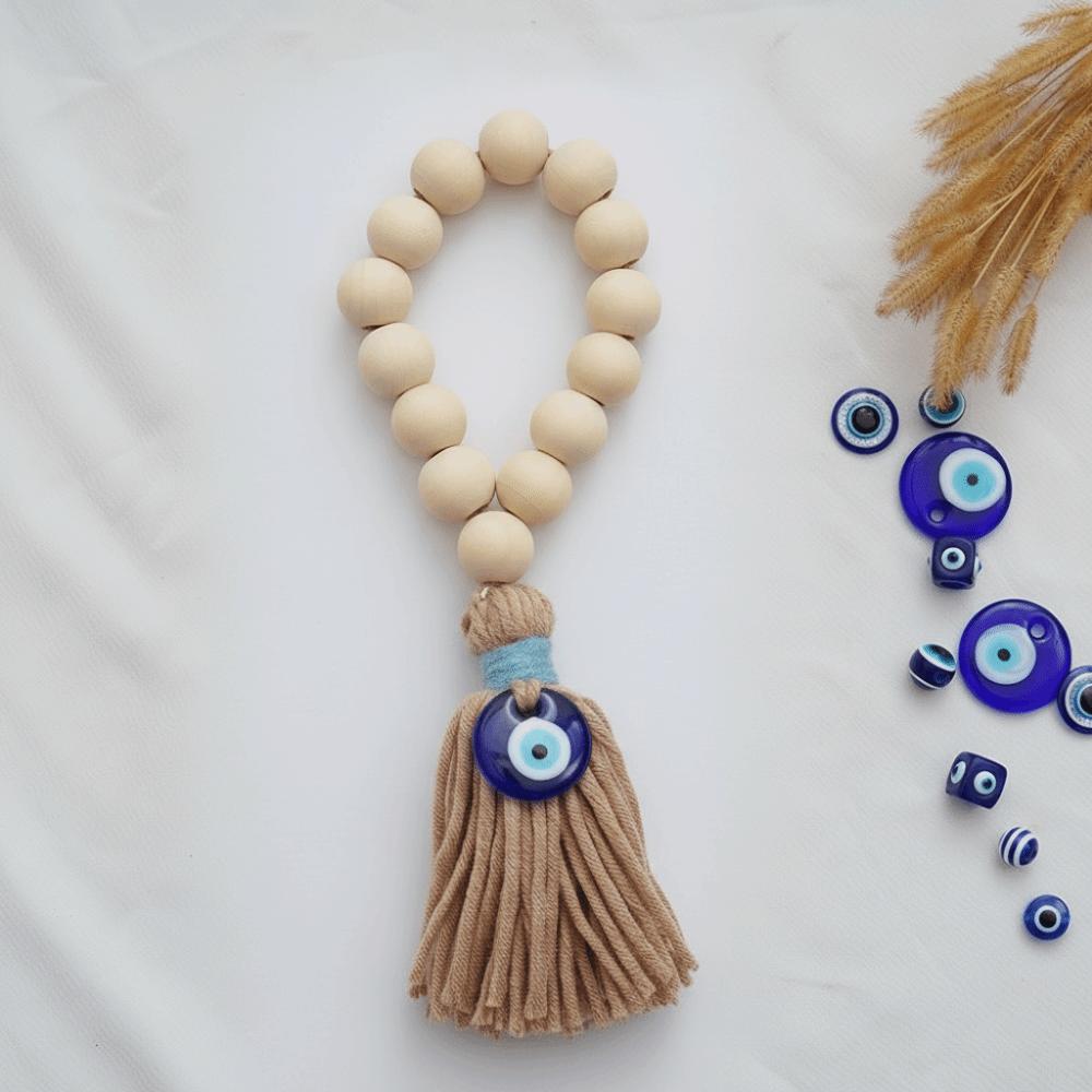 Bohemian Style Wooden Bead Pendant 22cm Door Handle Pendant Retro Rearview Mirror Pendant
Bohemian Style Wooden Bead Pendant 22cm Door Handle Pendant Retro Rearview Mirror Pendant