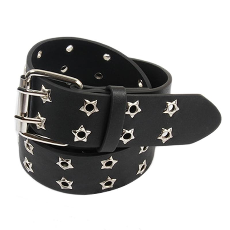 Женский ремень из искусственной кожи для джинсов шириной 1,5 дюйма, с двойными люверсами и пряжкой-пином из сплава, модный аксессуар, один размер подходит большинству чёрный
Женский ремень из искусственной кожи для джинсов шириной 1,5 дюйма, с двойными люверсами и пряжкой-пином из сплава, модный аксессуар, один размер подходит большинству чёрный