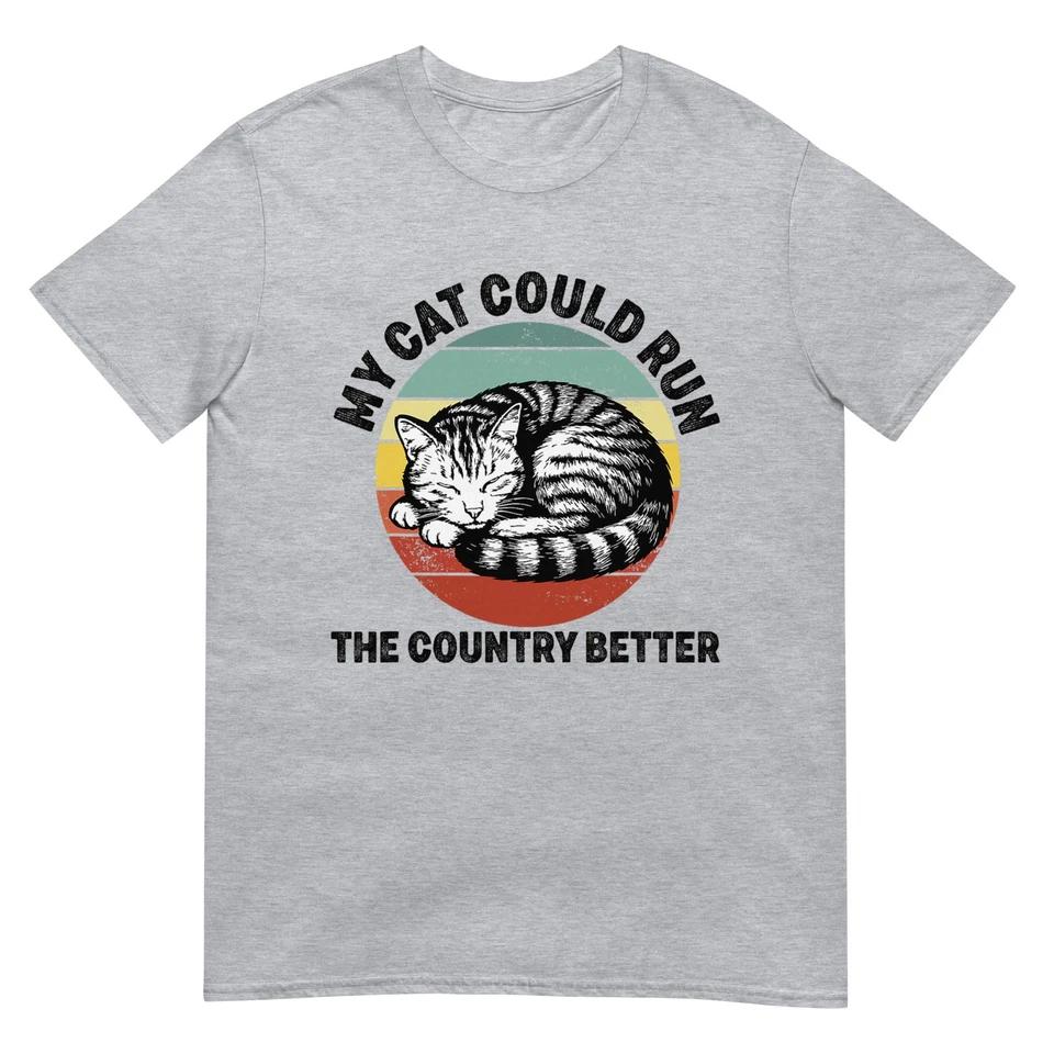 my cat could run the country better funny cat politics T-Shirt 4XL
my cat could run the country better funny cat politics T-Shirt 4XL
