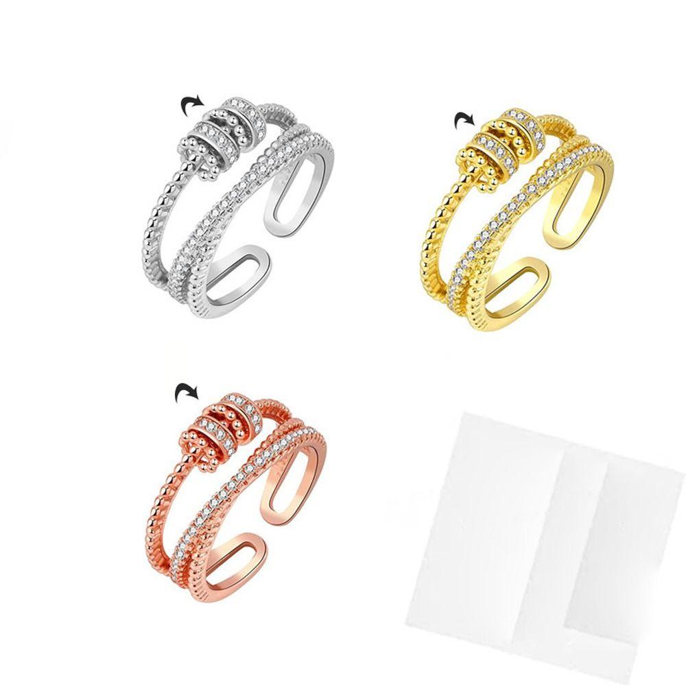 Подарок для девушки Cooper, модные ювелирные изделия, женское антистрессовое кольцо, винтажное кольцо-нервозность, кольцо в корейском стиле серебряный
Подарок для девушки Cooper, модные ювелирные изделия, женское антистрессовое кольцо, винтажное кольцо-нервозность, кольцо в корейском стиле серебряный