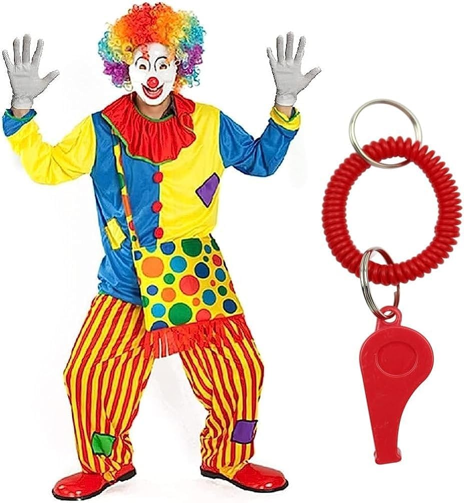 Выделитесь с этим набором костюма клоуна. Идеальный для этого костюм Джокера подходит как мужчинам, так и и подходит по размерам 7 предметов (Одежда, Брюки, Сумка, Маска,
Выделитесь с этим набором костюма клоуна. Идеальный для этого костюм Джокера подходит как мужчинам, так и и подходит по размерам 7 предметов (Одежда, Брюки, Сумка, Маска,