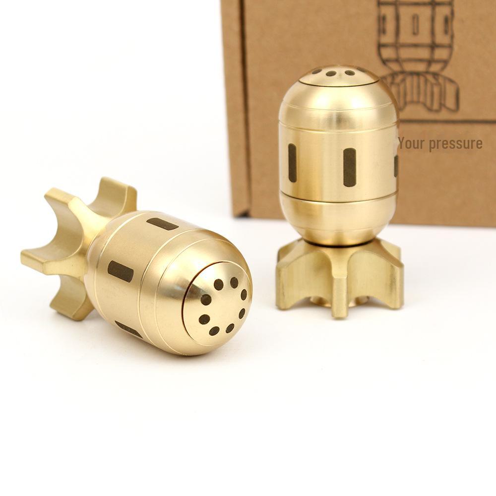 Латунная торпедная бомба декомпрессионный вращающийся гироскоп - настольное украшение
Латунная торпедная бомба декомпрессионный вращающийся гироскоп - настольное украшение