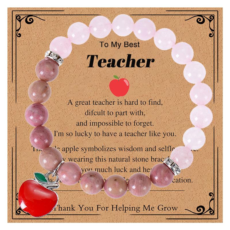 JYL TS Bracelet Custom Name Volcanic Stone Honors Identity & Strength Mahogany-Apple мило кольору
JYL TS Bracelet Custom Name Volcanic Stone Honors Identity & Strength Mahogany-Apple мило кольору