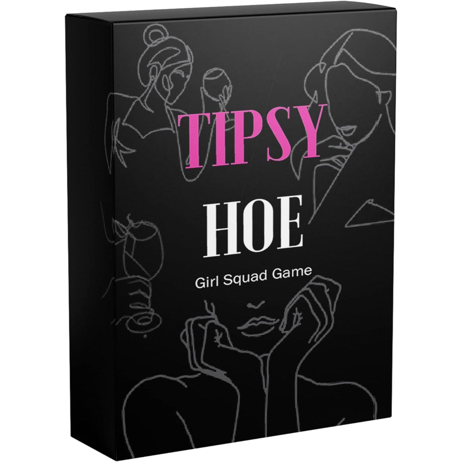 Tipsy Hoe Girls Night Game- Bachelorette Party Drinking Games Card чорний
Tipsy Hoe Girls Night Game- Bachelorette Party Drinking Games Card чорний