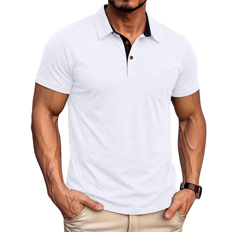 Men Short Sleeve Polo Shirt Classic Fit Soft Cotton Fabric Chest Pocket Button Down Collar Top XL білий
Men Short Sleeve Polo Shirt Classic Fit Soft Cotton Fabric Chest Pocket Button Down Collar Top XL білий