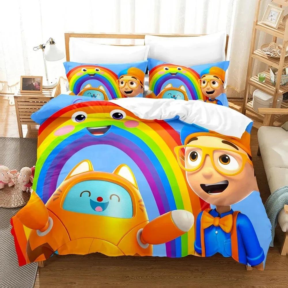 Blipi Wonders 3D Printed Duvet Case Pillowcase Bedding Set Twin Full Queen King Size for Kids Bedroom Decor 135x200cm
Blipi Wonders 3D Printed Duvet Case Pillowcase Bedding Set Twin Full Queen King Size for Kids Bedroom Decor 135x200cm