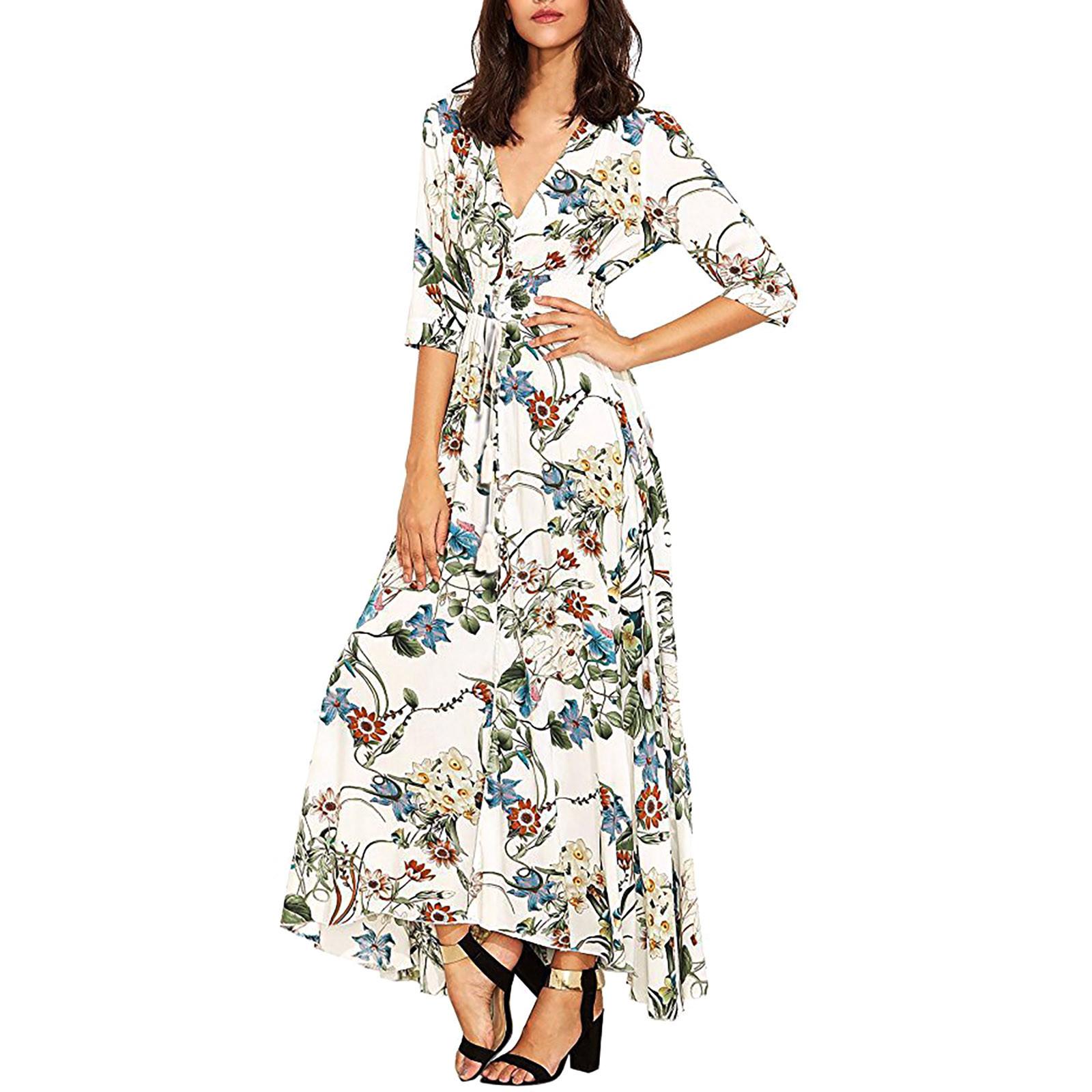 Women S Spring Simia Retro Holiday V-Neck Loose Long Skirt Long Skirt XL білий
Women S Spring Simia Retro Holiday V-Neck Loose Long Skirt Long Skirt XL білий