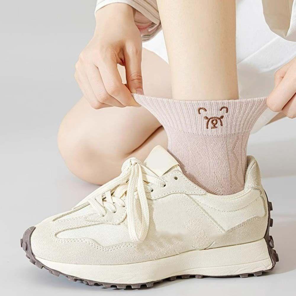 Embroidery Bear Ankle Socks Breathable Women s Short Socks Mid-Calf Tube Socks Summer 10pairs Style C
Embroidery Bear Ankle Socks Breathable Women s Short Socks Mid-Calf Tube Socks Summer 10pairs Style C
