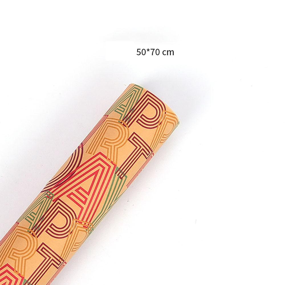 50*70cm Happy Birthday Kraft Paper Gift Wrapping Paper Vintage Birthday Gift Box Packaging Paper DIY Party Decoration Paper
50*70cm Happy Birthday Kraft Paper Gift Wrapping Paper Vintage Birthday Gift Box Packaging Paper DIY Party Decoration Paper