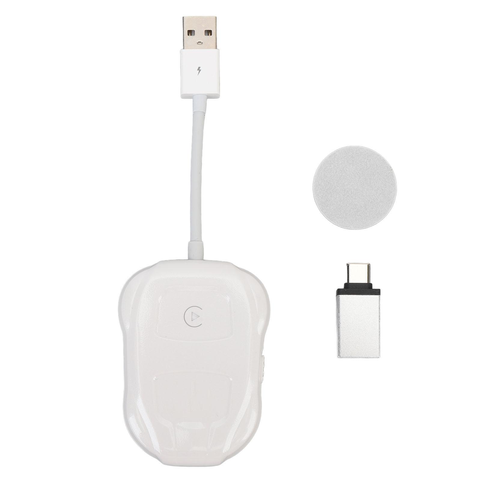 Car Wireless Adapter for Carplay for Android Auto 2.4GHz 5GHz Plug and Play USB Type C 2 In 1 Car білий
Car Wireless Adapter for Carplay for Android Auto 2.4GHz 5GHz Plug and Play USB Type C 2 In 1 Car білий