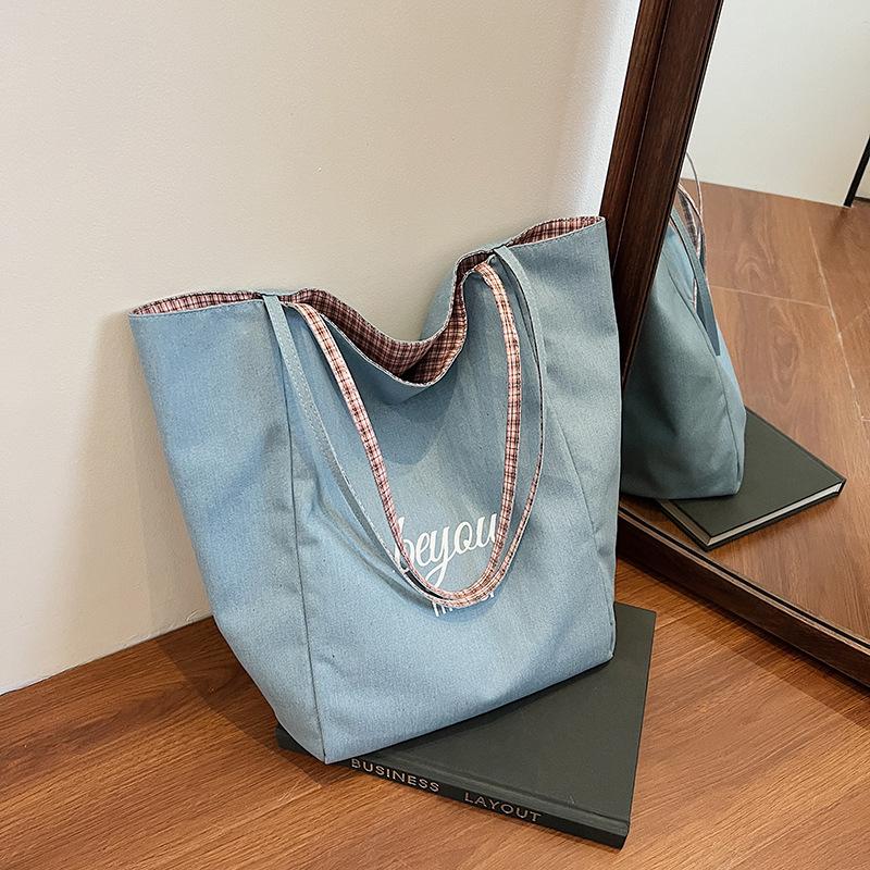 bag2025 new niche fashion casual simple large capacity shoulder underarm canvas bag women светло-синий
bag2025 new niche fashion casual simple large capacity shoulder underarm canvas bag women светло-синий