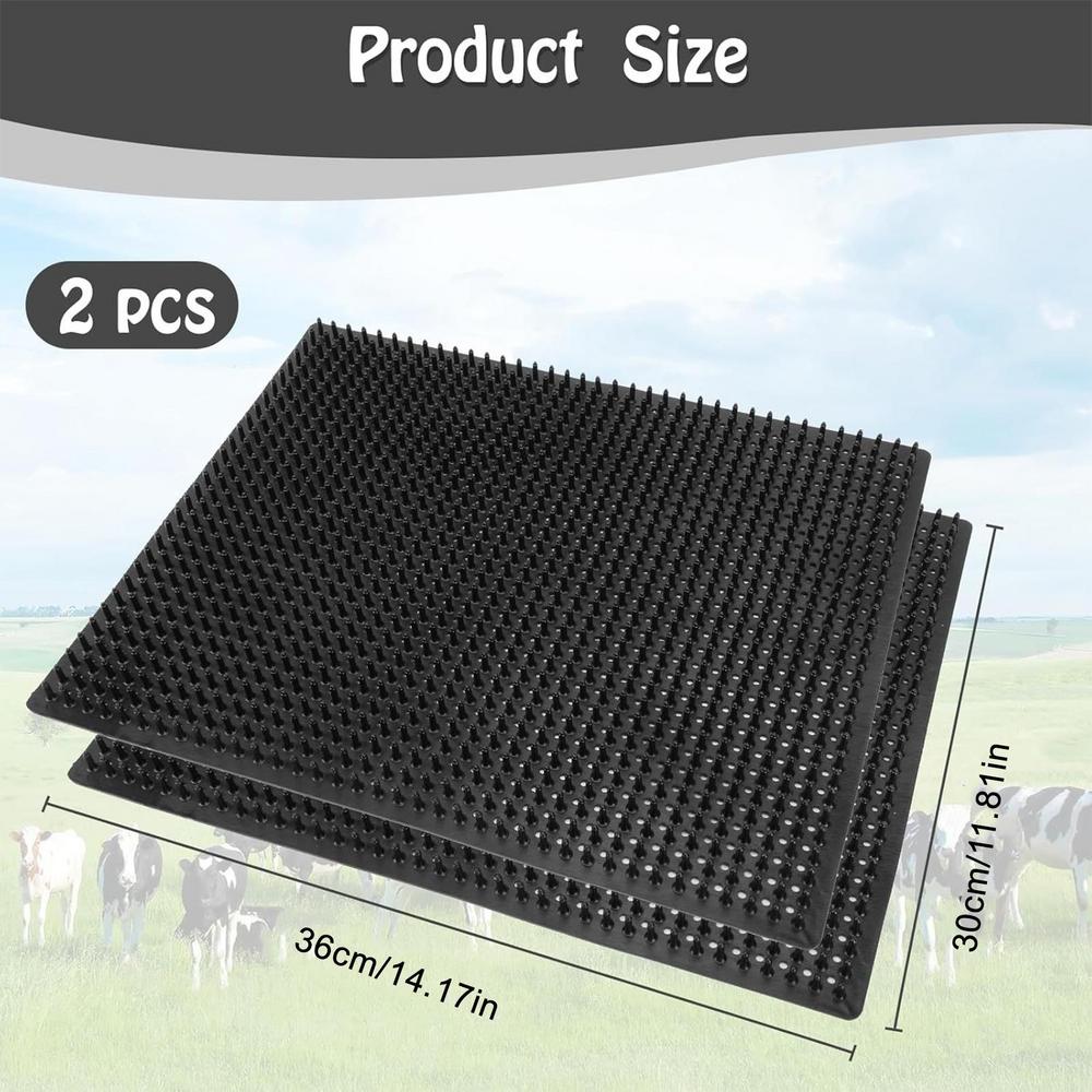 2pcs Livestock Scratching Brush Horse Grooming Brushes Horse Scratcher Cattle Soft Touch Itch Post Pad Livestock Scratch Brushes
2pcs Livestock Scratching Brush Horse Grooming Brushes Horse Scratcher Cattle Soft Touch Itch Post Pad Livestock Scratch Brushes