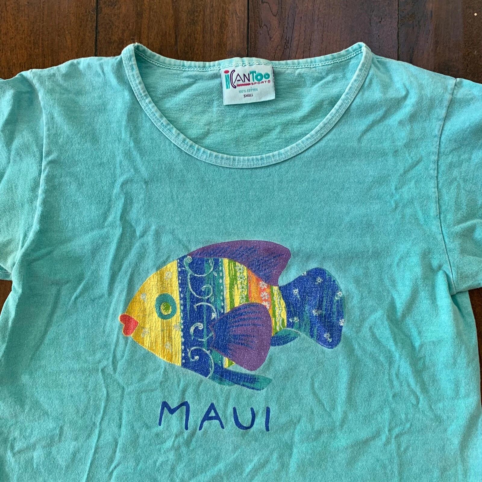 Maui Hawaii Fish Vintage T Shirt Single Stitch Colorful Hipster Travel Ocean Rap 2XL
Maui Hawaii Fish Vintage T Shirt Single Stitch Colorful Hipster Travel Ocean Rap 2XL