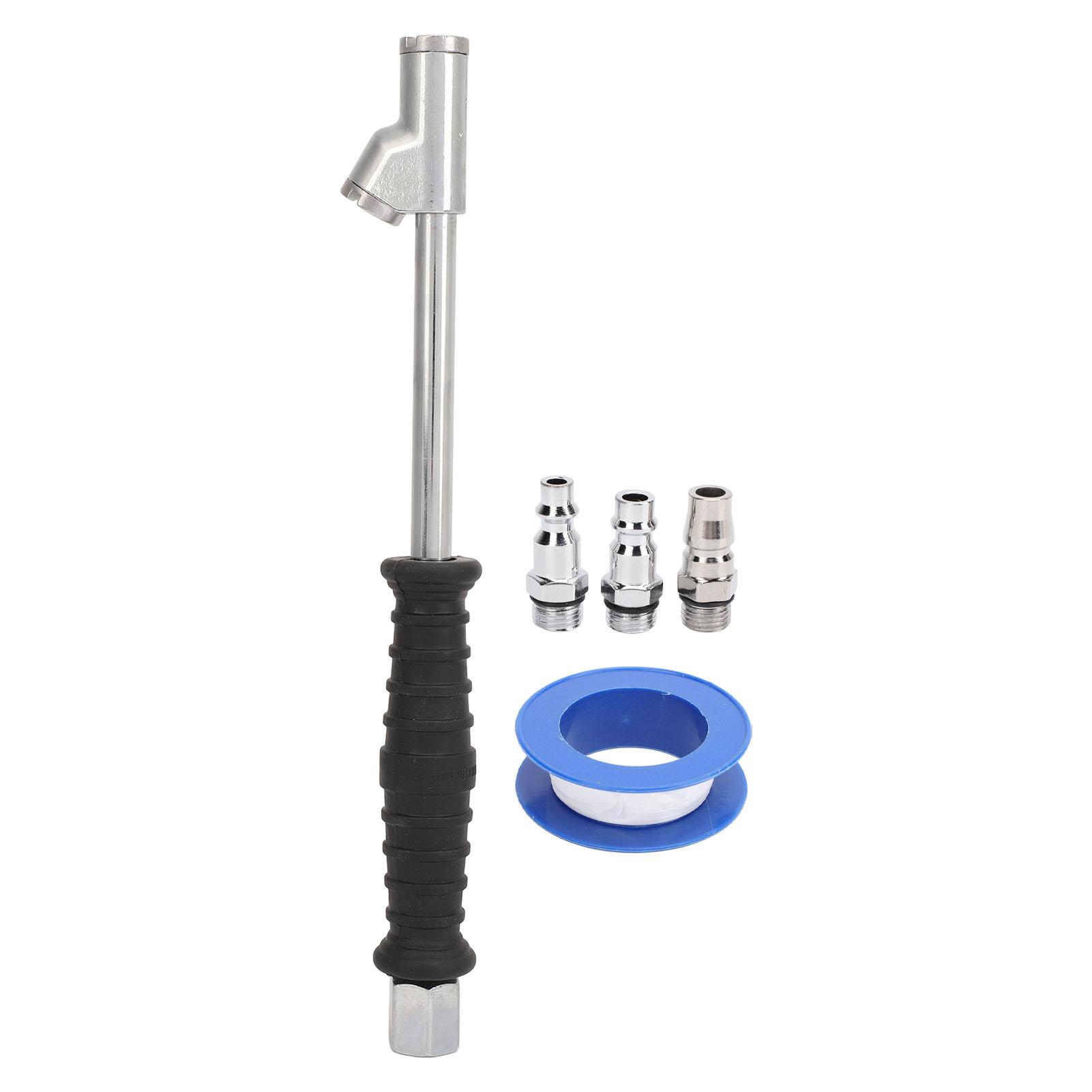 Dual Head Air Chuck 14in NPT Inflatable Air Chuck Air Compressor Attachment for Truck Bus Car
Dual Head Air Chuck 14in NPT Inflatable Air Chuck Air Compressor Attachment for Truck Bus Car