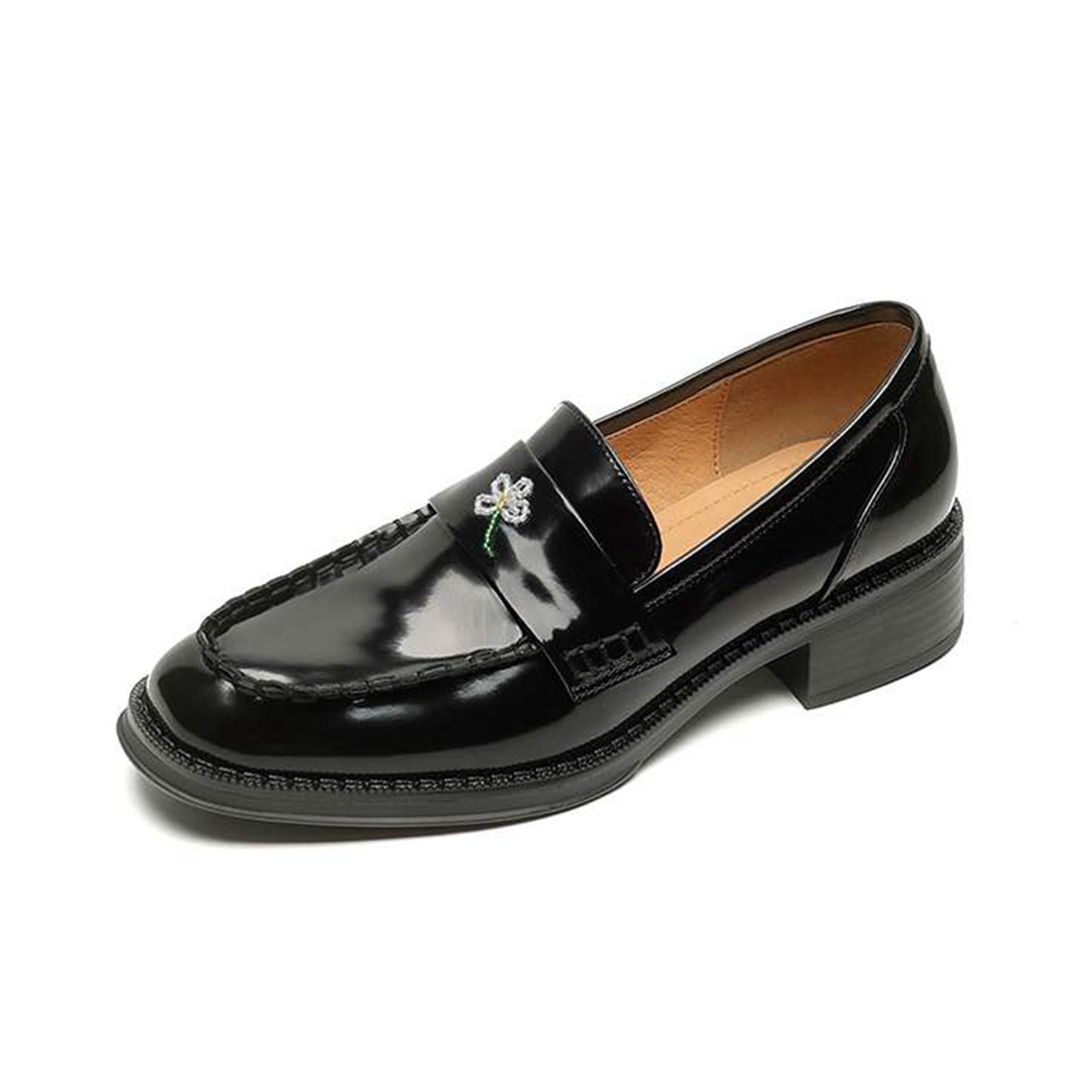 Krazing Pot Cow Skin Fashion Spring Autumn Med Heels Women Round Toe Metal Decoration Loafers Retro Fashion Deep Mouth Pumps 34 чорний
Krazing Pot Cow Skin Fashion Spring Autumn Med Heels Women Round Toe Metal Decoration Loafers Retro Fashion Deep Mouth Pumps 34 чорний