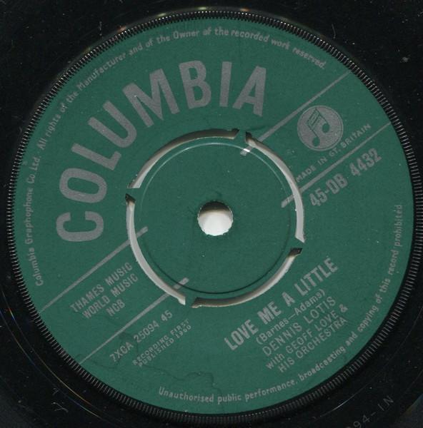 7-дюймовая пластинка ДЕННИС ЛОТИС - Люби меня немного 45DB4432 Columbia 1960 Великобритания Поп Б/У
7-дюймовая пластинка ДЕННИС ЛОТИС - Люби меня немного 45DB4432 Columbia 1960 Великобритания Поп Б/У