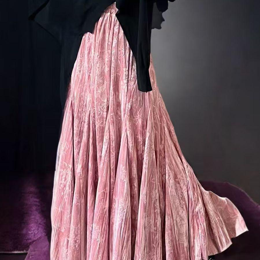 Юбка миди с завышенной талией из тисненого бархата «рыбий хвост», коллекция ретро осень/зима 2024 One Size яркий розовый
Юбка миди с завышенной талией из тисненого бархата «рыбий хвост», коллекция ретро осень/зима 2024 One Size яркий розовый