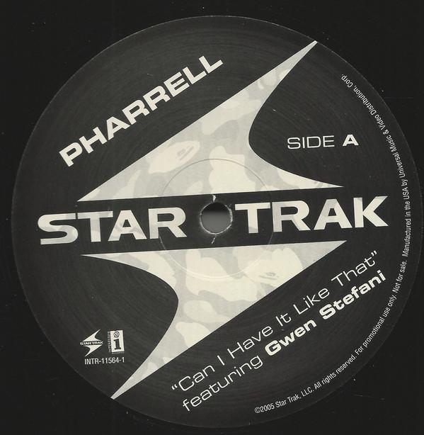 12inch Record PHARRELL WILLIAMS - Can I Have It Like That INTR115641PROMO Interscope Reco 2005 US Rap & Hip-Hop/R&B Used
12inch Record PHARRELL WILLIAMS - Can I Have It Like That INTR115641PROMO Interscope Reco 2005 US Rap & Hip-Hop/R&B Used