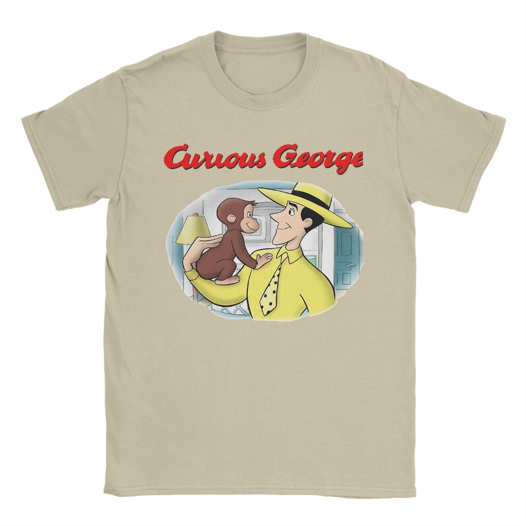 Vintage Curious George T-Shirt Men s Cotton Short Sleeve Cute Cartoon O-neck Summer Top Tee L
Vintage Curious George T-Shirt Men s Cotton Short Sleeve Cute Cartoon O-neck Summer Top Tee L